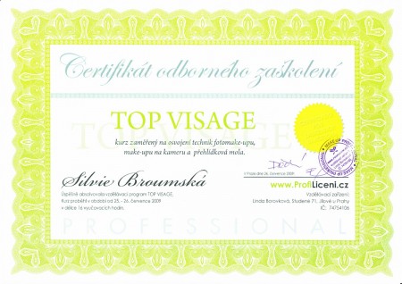 Top visage